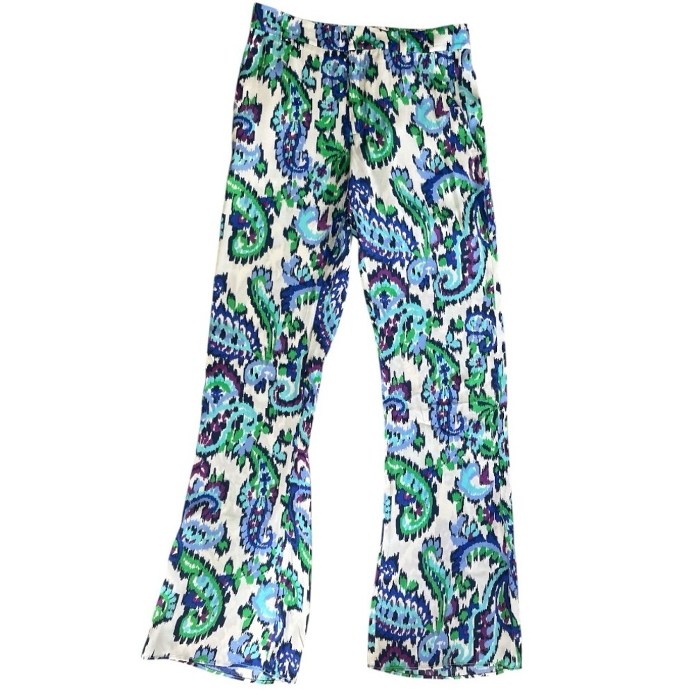 Zara Multicolor Paisley  Abstract Print Pants